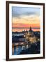 Italy, Venice, Santa Maria Della Salute Church from the Campanile at Sunset-Matteo Colombo-Framed Photographic Print