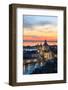 Italy, Venice, Santa Maria Della Salute Church from the Campanile at Sunset-Matteo Colombo-Framed Photographic Print