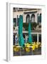 Italy, Venice, Sidewalk Dinning Near San Marco Square.-Terry Eggers-Framed Photographic Print