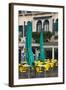 Italy, Venice, Sidewalk Dinning Near San Marco Square.-Terry Eggers-Framed Photographic Print