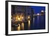 Italy, Venice, View of the Grand Canal and the action on the Canal.-Terry Eggers-Framed Photographic Print