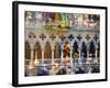 Italy, Venice, Window Reflections of Glass Store with Doge's Palace.-Terry Eggers-Framed Photographic Print