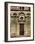 Italy, Vernazza. Infrared image Santa Margherita di Antiochia Church.-Terry Eggers-Framed Photographic Print