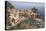 Italy, Vernazza. Overview of town and ocean.-Jaynes Gallery-Stretched Canvas