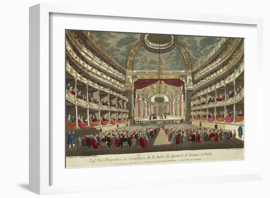 Italy, Verona, Interior of Theatre During Performance-null-Framed Giclee Print