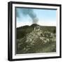 Italy, Vesuvius, Lave and Crater-Leon, Levy et Fils-Framed Photographic Print