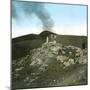 Italy, Vesuvius, Lave and Crater-Leon, Levy et Fils-Mounted Photographic Print