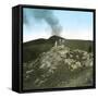 Italy, Vesuvius, Lave and Crater-Leon, Levy et Fils-Framed Stretched Canvas