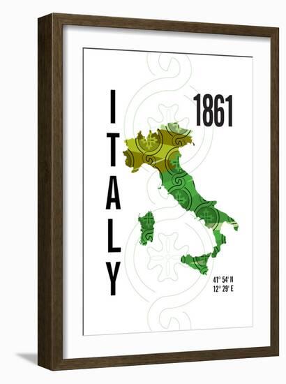 Italy-J Hill Design-Framed Giclee Print