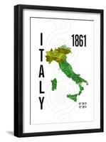 Italy-J Hill Design-Framed Giclee Print