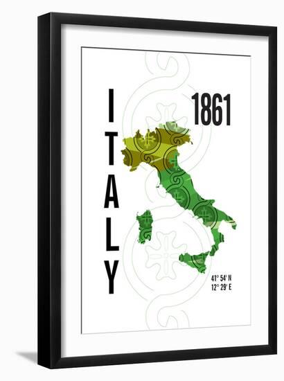 Italy-J Hill Design-Framed Giclee Print