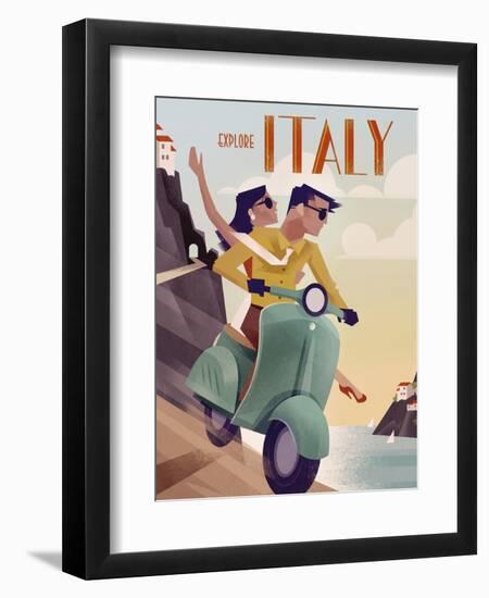 Italy-Martin Wickstrom-Framed Giclee Print