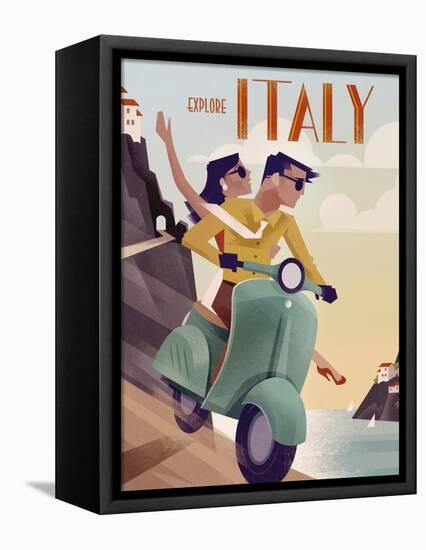 Italy-Martin Wickstrom-Framed Stretched Canvas