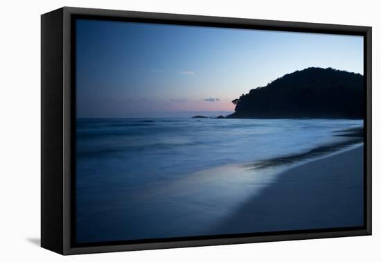 Itamambuca Beach at Sunset-Alex Saberi-Framed Stretched Canvas