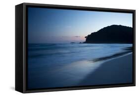 Itamambuca Beach at Sunset-Alex Saberi-Framed Stretched Canvas