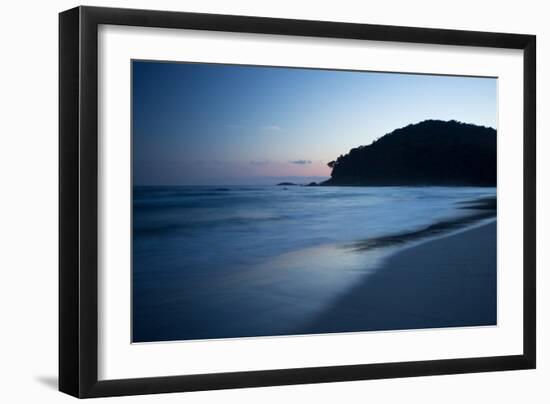 Itamambuca Beach at Sunset-Alex Saberi-Framed Photographic Print