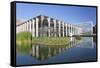 Itamaraty Palace, UNESCO World Heritage Site, Brasilia, Federal District, Brazil, South America-Ian Trower-Framed Stretched Canvas