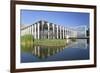 Itamaraty Palace, UNESCO World Heritage Site, Brasilia, Federal District, Brazil, South America-Ian Trower-Framed Photographic Print