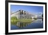 Itamaraty Palace, UNESCO World Heritage Site, Brasilia, Federal District, Brazil, South America-Ian Trower-Framed Photographic Print