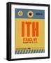 ITH Ithaca Luggage Tag I-NaxArt-Framed Art Print