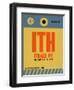 ITH Ithaca Luggage Tag I-NaxArt-Framed Art Print