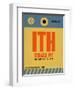 ITH Ithaca Luggage Tag I-NaxArt-Framed Art Print