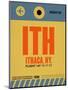 ITH Ithaca Luggage Tag I-NaxArt-Mounted Art Print