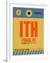 ITH Ithaca Luggage Tag I-NaxArt-Framed Art Print