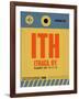 ITH Ithaca Luggage Tag I-NaxArt-Framed Art Print