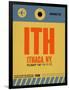 ITH Ithaca Luggage Tag I-NaxArt-Framed Art Print