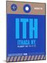 ITH Ithaca Luggage Tag II-NaxArt-Mounted Art Print