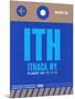 ITH Ithaca Luggage Tag II-NaxArt-Mounted Art Print