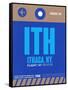 ITH Ithaca Luggage Tag II-NaxArt-Framed Stretched Canvas