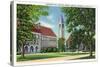 Ithaca, New York - Exterior View of Boardman Hall and the Library-Lantern Press-Stretched Canvas