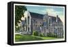 Ithaca, New York - Exterior View of the Willard Straight Hall, Cornell University-Lantern Press-Framed Stretched Canvas