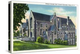 Ithaca, New York - Exterior View of the Willard Straight Hall, Cornell University-Lantern Press-Stretched Canvas