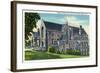 Ithaca, New York - Exterior View of the Willard Straight Hall, Cornell University-Lantern Press-Framed Art Print