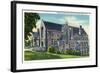 Ithaca, New York - Exterior View of the Willard Straight Hall, Cornell University-Lantern Press-Framed Art Print