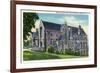 Ithaca, New York - Exterior View of the Willard Straight Hall, Cornell University-Lantern Press-Framed Premium Giclee Print