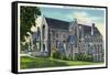 Ithaca, New York - Exterior View of the Willard Straight Hall, Cornell University-Lantern Press-Framed Stretched Canvas