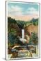 Ithaca, New York - View of Taughannock Falls No. 2-Lantern Press-Mounted Art Print