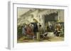 Itinerant Barber-Thomas Allom-Framed Art Print