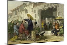 Itinerant Barber-Thomas Allom-Mounted Art Print