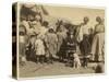 Itinerant Cotton Pickers Leaving a Farm Near Mckinney-Lewis Wickes Hine-Stretched Canvas