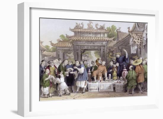 Itinerant Doctor-Thomas Allom-Framed Art Print