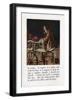 Itinerant Knife Grinder Sharpening a Blade by Turning a Grindwheel with a Treadle, C1867-null-Framed Giclee Print