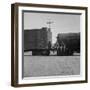 Itinerant men on oil tank cars passing through California, 1938-Dorothea Lange-Framed Photographic Print