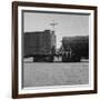 Itinerant men on oil tank cars passing through California, 1938-Dorothea Lange-Framed Photographic Print