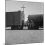 Itinerant men on oil tank cars passing through California, 1938-Dorothea Lange-Mounted Photographic Print