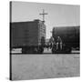 Itinerant men on oil tank cars passing through California, 1938-Dorothea Lange-Stretched Canvas